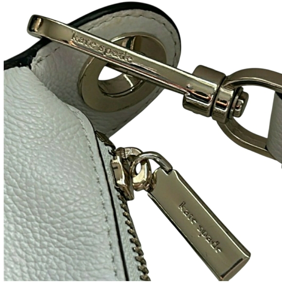 NWOT! Kate Spade White Leather Rainbow Lettered Purse w/ 2 Straps & Dusty - Picture 8 of 16